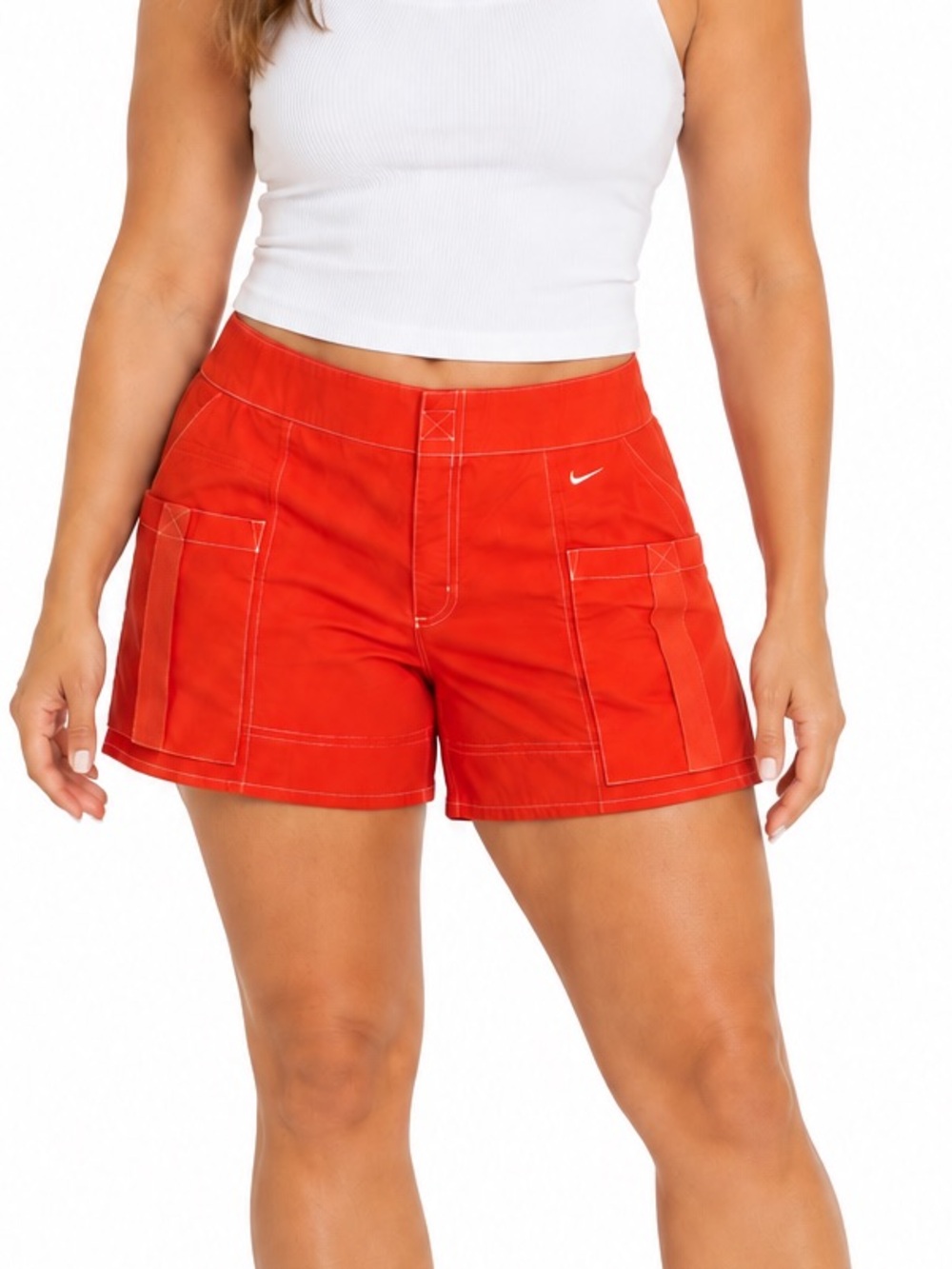 Nike Vintage cotton Cargo Utility Shorts Large 12-14